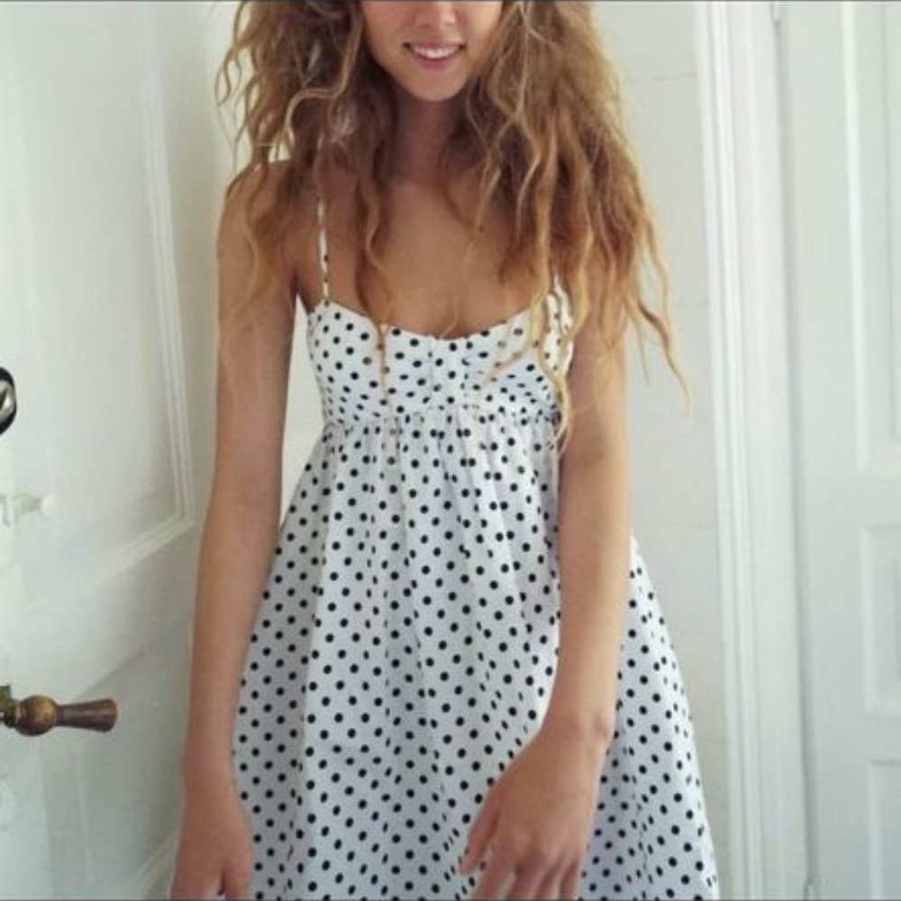 Zara polka dot dress, size S